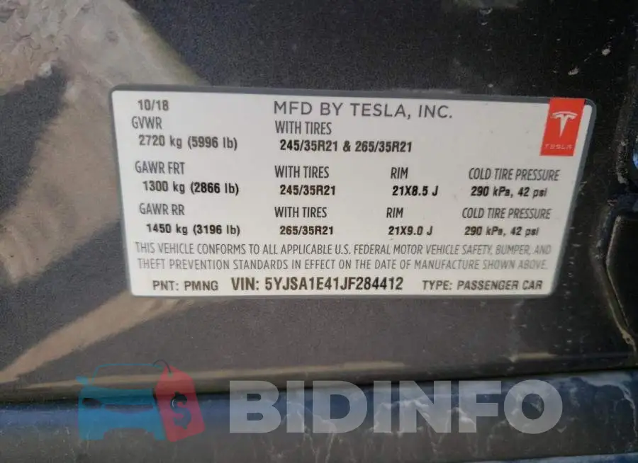 5YJSA1E41JF284412 Photo# 10