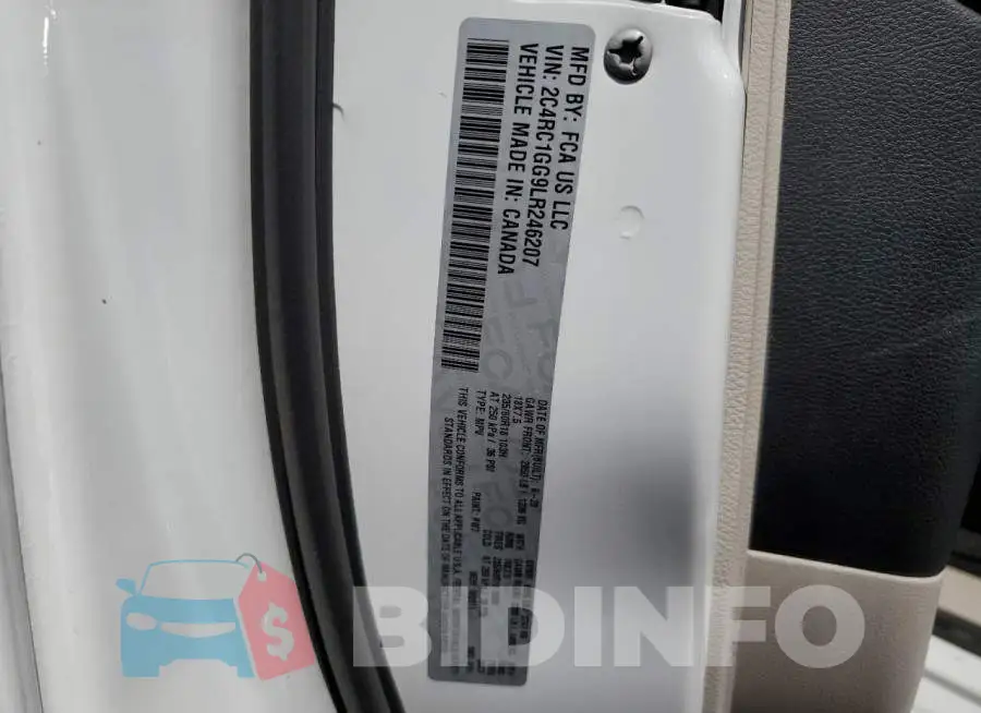 2C4RC1GG9LR246207 Photo# 10