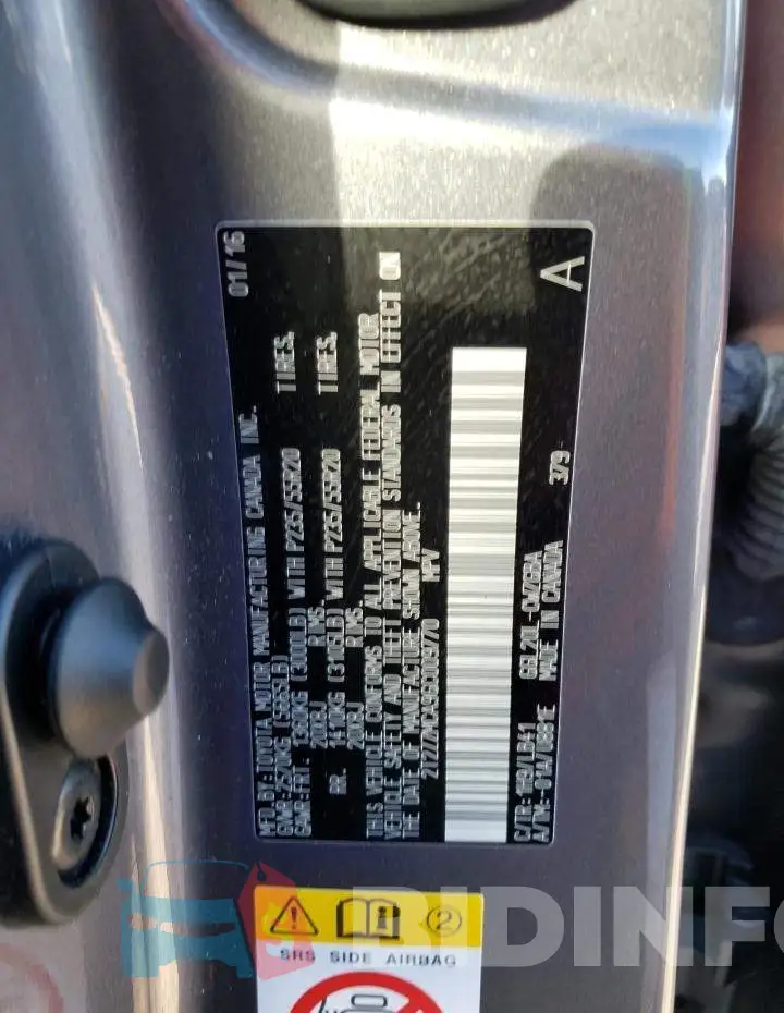 2T2ZZMCA9GC009770 Photo# 10