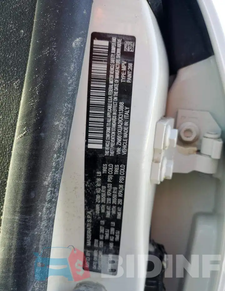 ZN661XUA2KX313868 Photo# 10