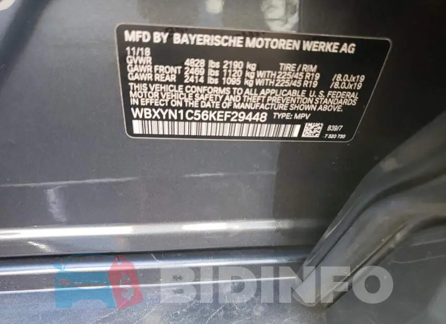 WBXYN1C56KEF29448 Photo# 10