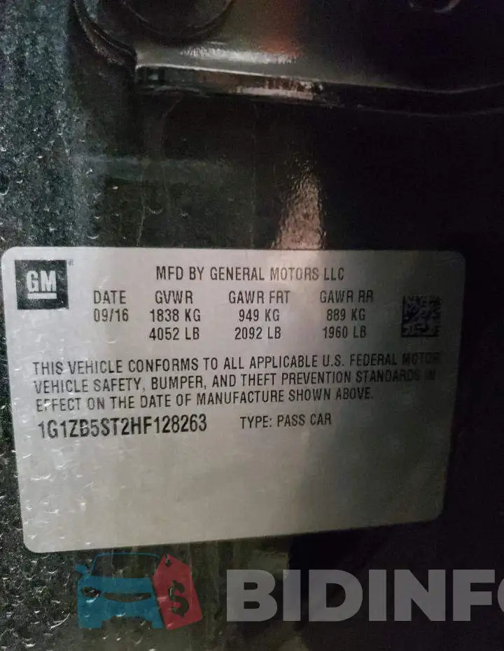 1G1ZB5ST2HF128263 Photo# 10