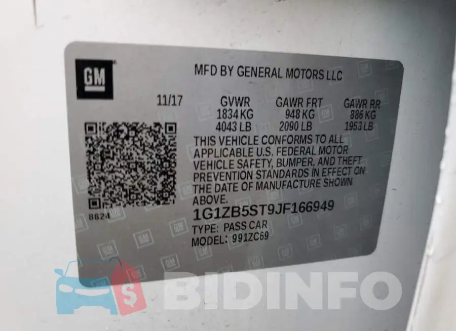 1G1ZB5ST9JF166949 Photo# 10