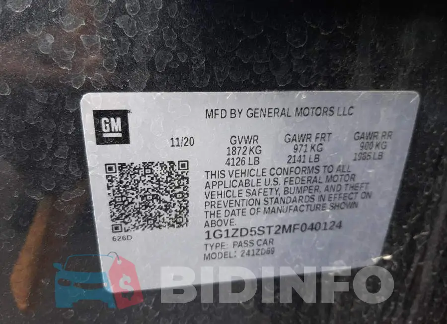 1G1ZD5ST2MF040124 Photo# 10