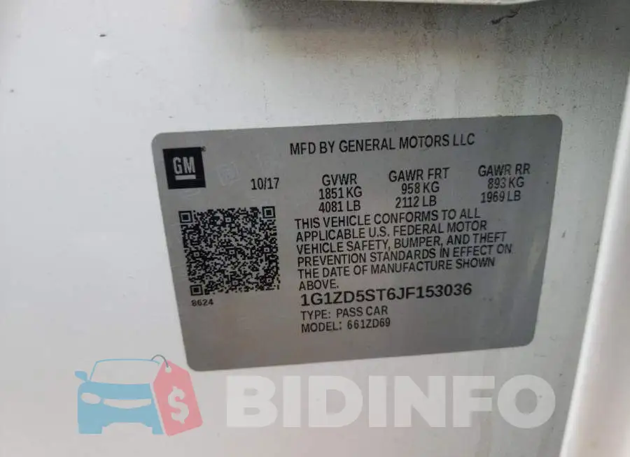 1G1ZD5ST6JF153036 Photo# 10