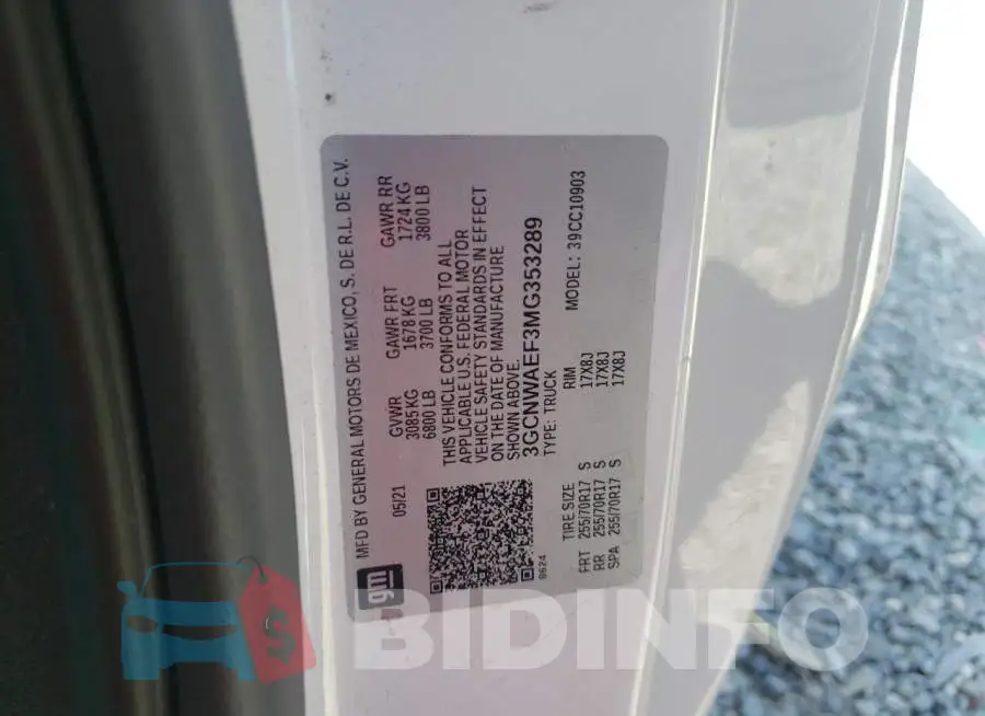 3GCNWAEF3MG353289 Photo# 12