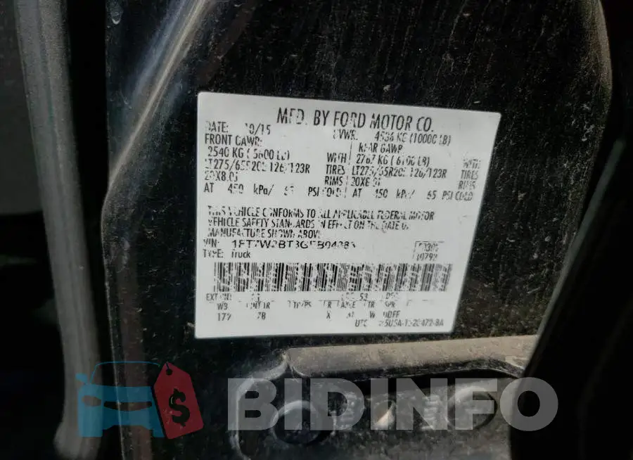 1FT7W2BT3GEB04883 Photo# 10