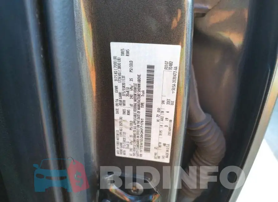 1FTEW1EG9GKF71761 Photo# 10