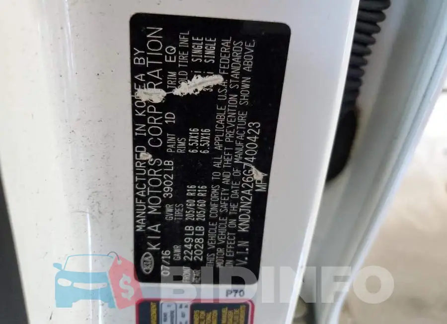 KNDJN2A26G7400423 Photo# 10