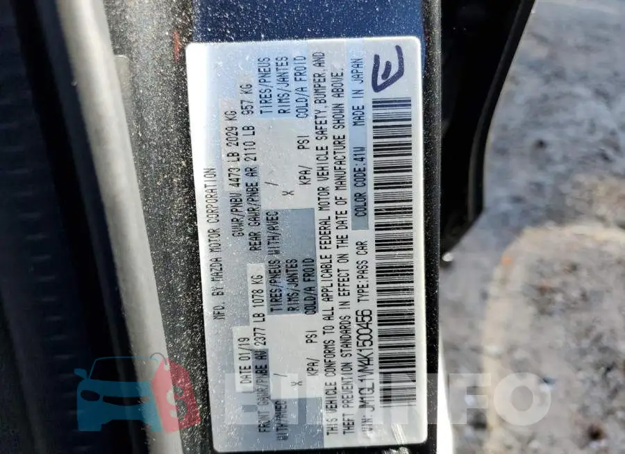 JM1GL1VM4K1500456 Photo# 10