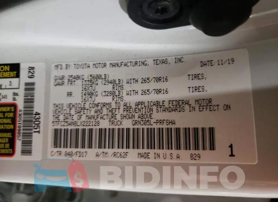 5TFCZ5AN8LX222128 Photo# 10