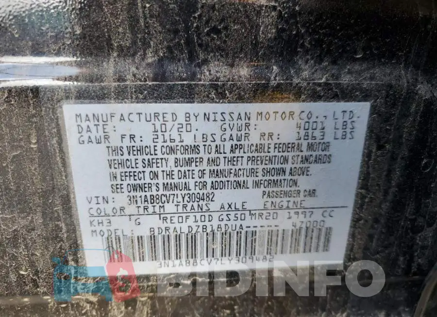 3N1AB8CV7LY309482 Photo# 10