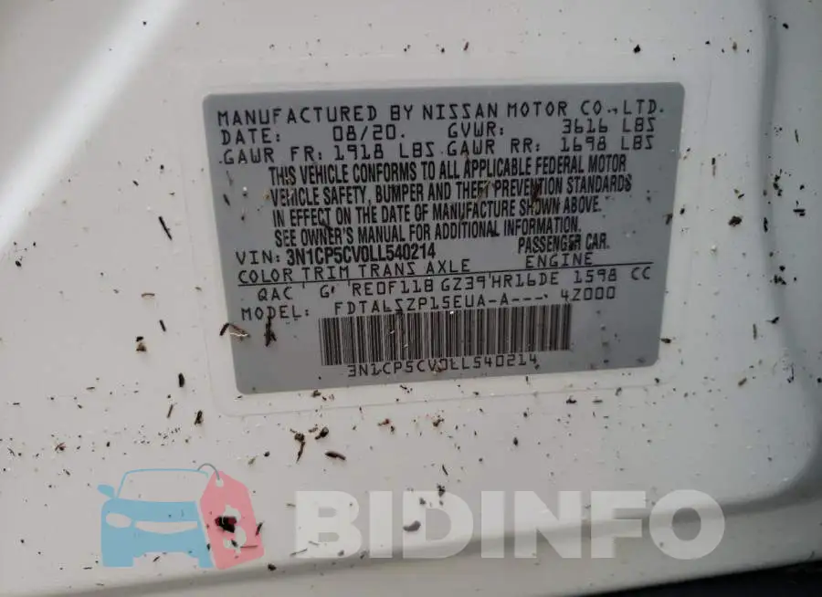 3N1CP5CV0LL540214 Photo# 10