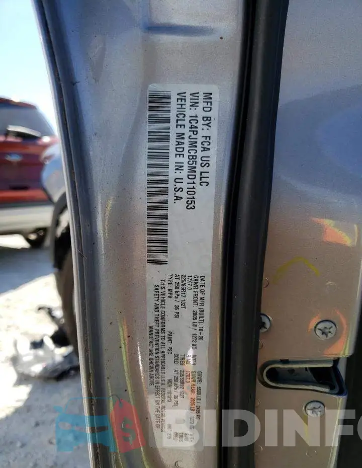 1C4PJMCB5MD110153 Photo# 10