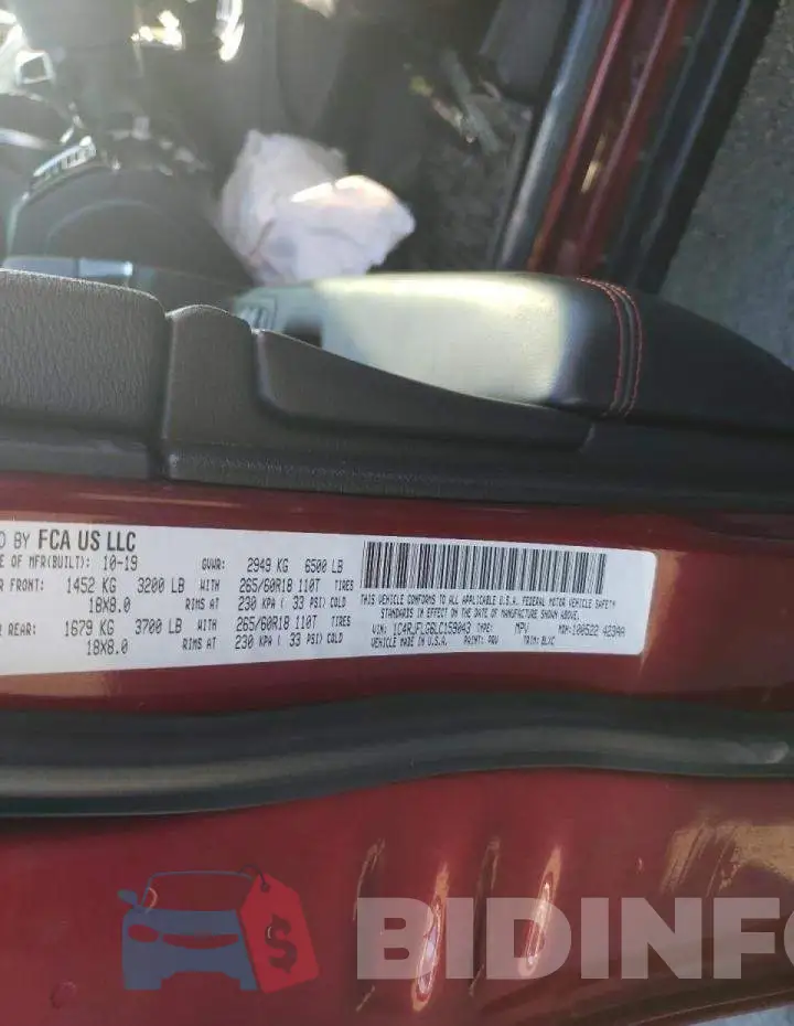 1C4RJFLG6LC159043 Photo# 10