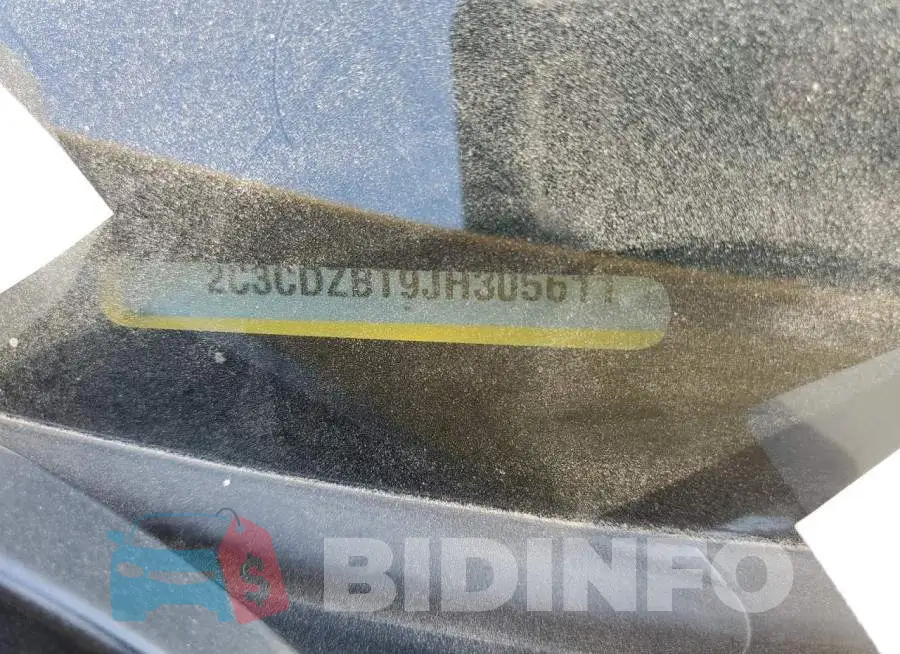 2C3CDZBT9JH305611 Photo# 10