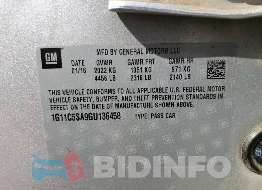 1G11C5SA9GU136458 Photo# 10