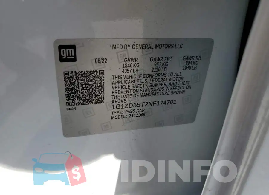 1G1ZD5ST2NF174701 Photo# 10