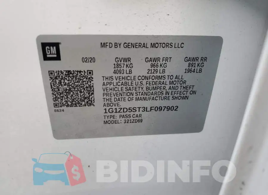1G1ZD5ST3LF097902 Photo# 10