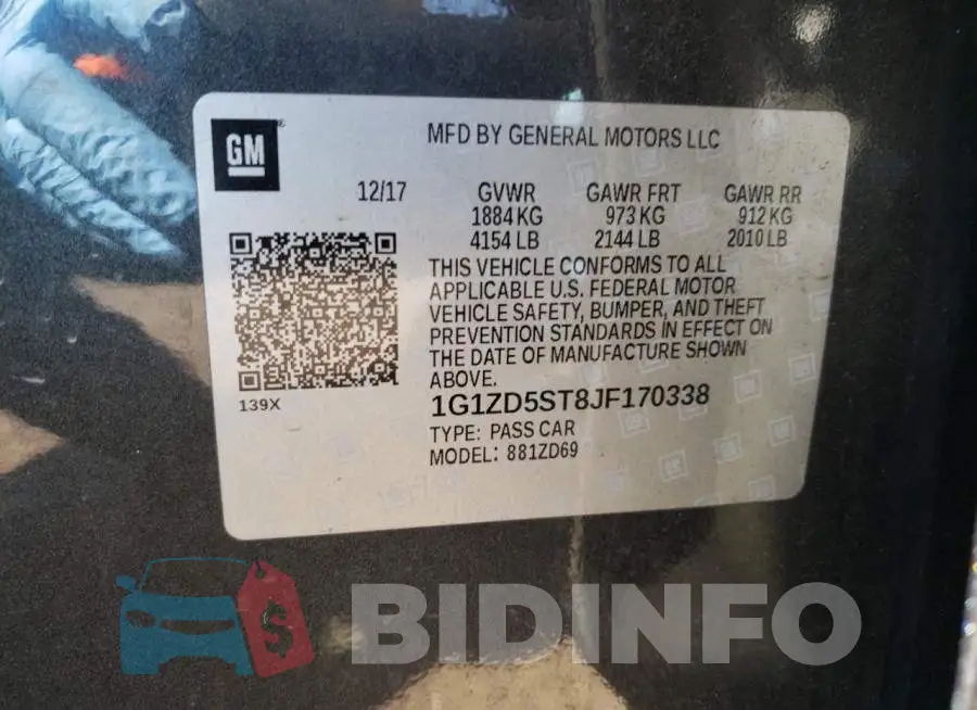 1G1ZD5ST8JF170338 Photo# 10