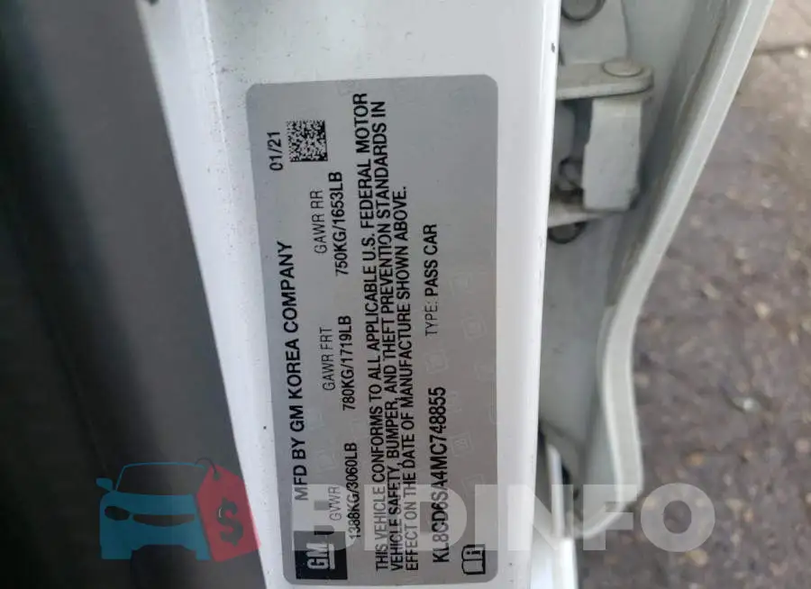 KL8CD6SA4MC748855 Photo# 12