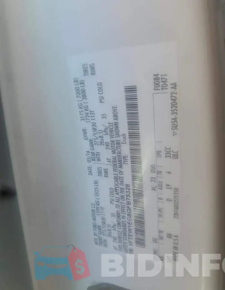 1FTEW1EG8GFB75328 Photo# 10