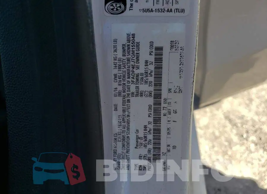 3FADP4EJ7GM155048 Photo# 10
