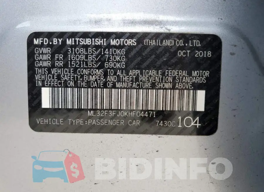 ML32F3FJ0KHF04471 Photo# 10