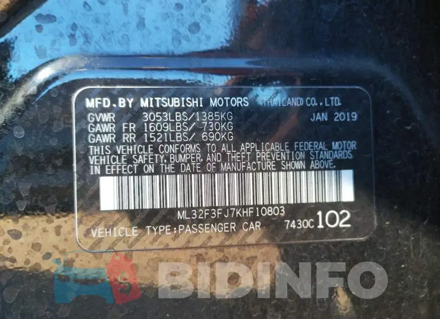 ML32F3FJ7KHF10803 Photo# 10