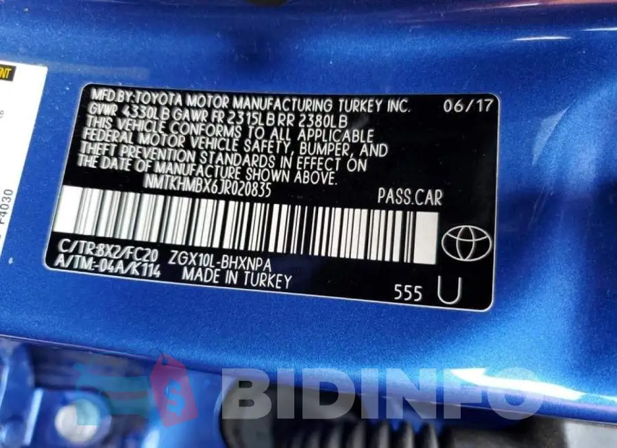 NMTKHMBX6JR020835 Photo# 10