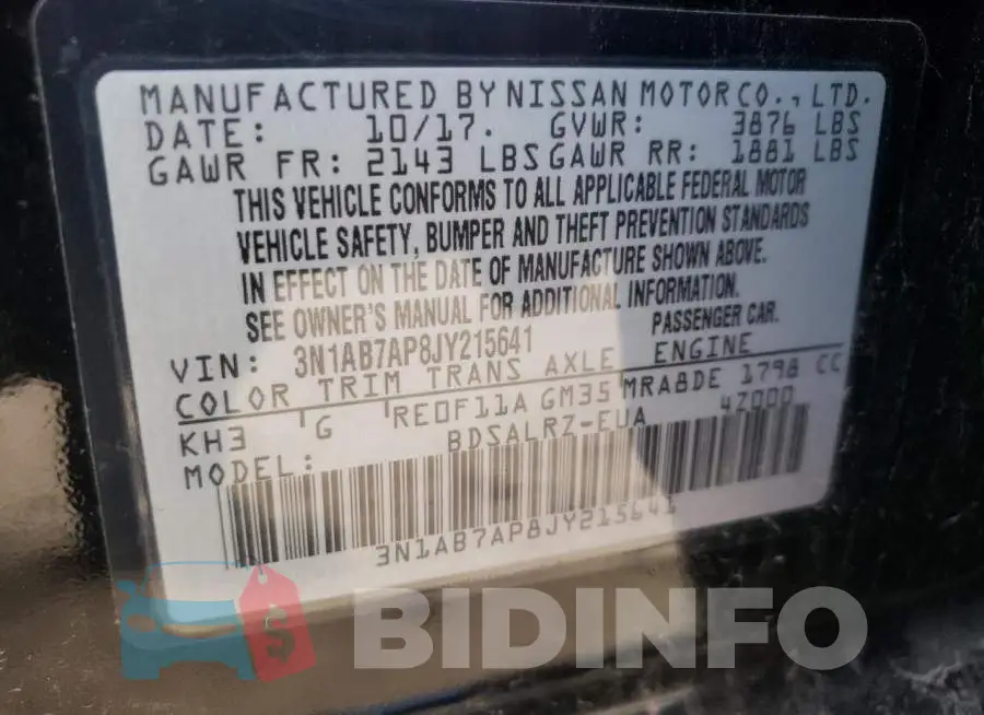 3N1AB7AP8JY215641 Photo# 10