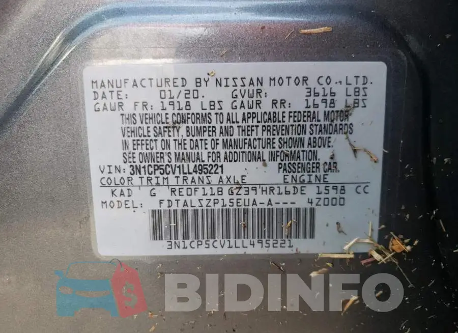3N1CP5CV1LL495221 Photo# 10