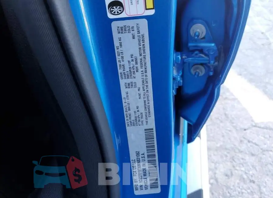 1C6SRFBTXMN831062 Photo# 10
