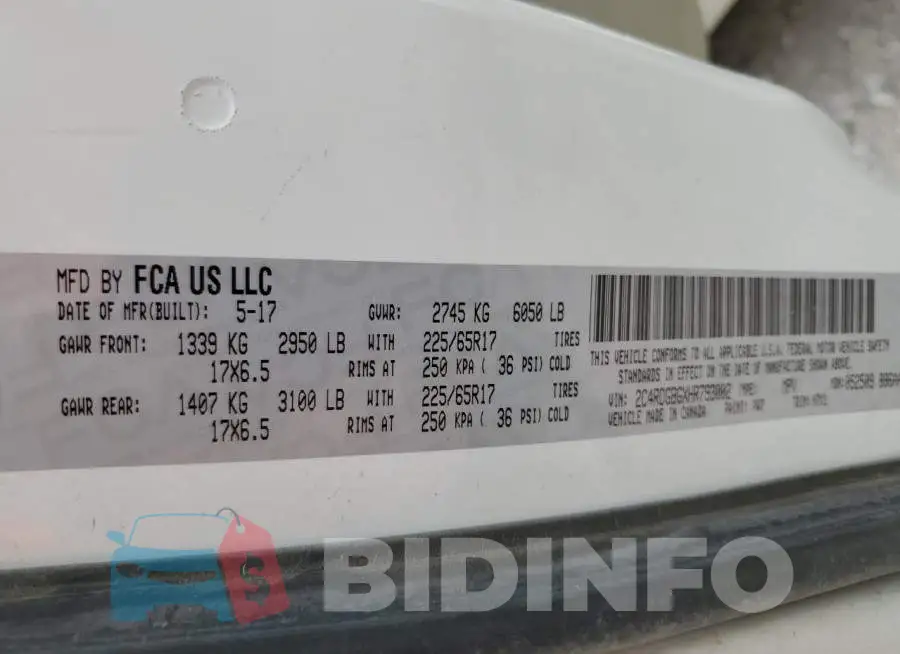2C4RDGBGXHR793002 Photo# 7