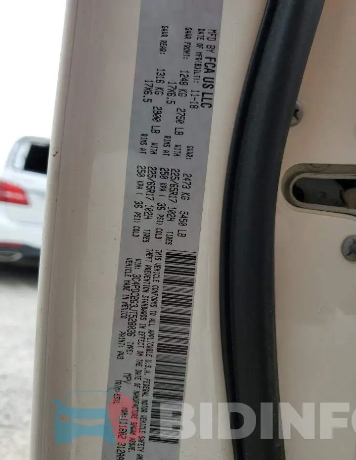 3C4PDCBG3JT528036 Photo# 10