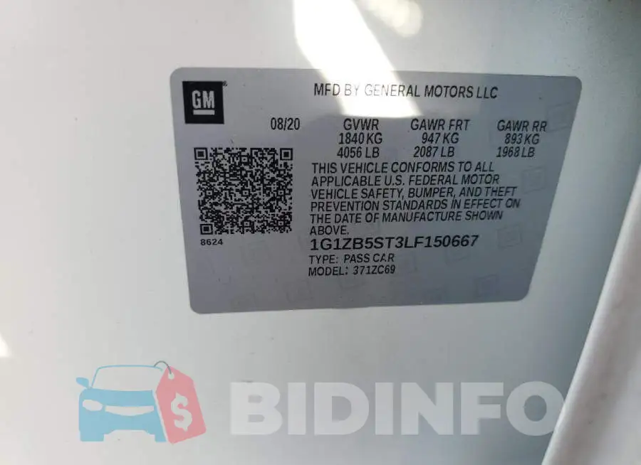 1G1ZB5ST3LF150667 Photo# 10