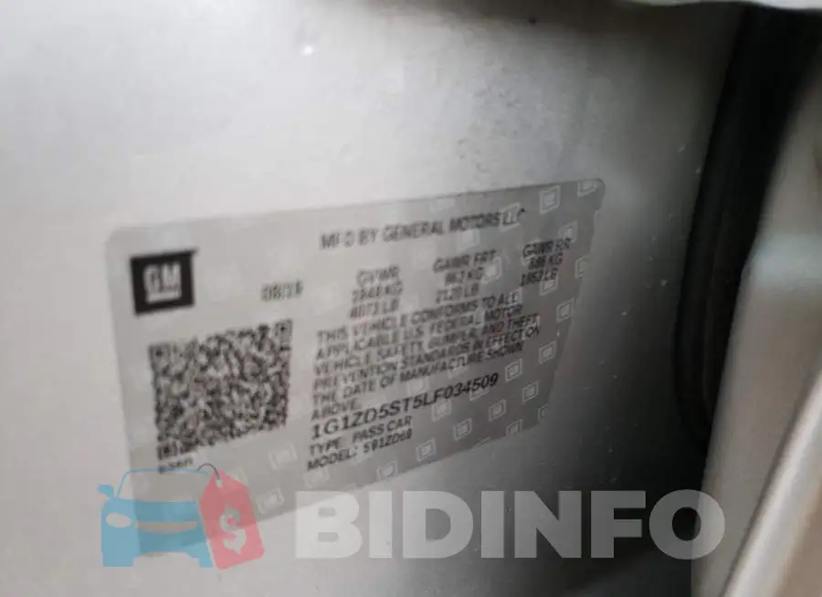 1G1ZD5ST5LF034509 Photo# 13