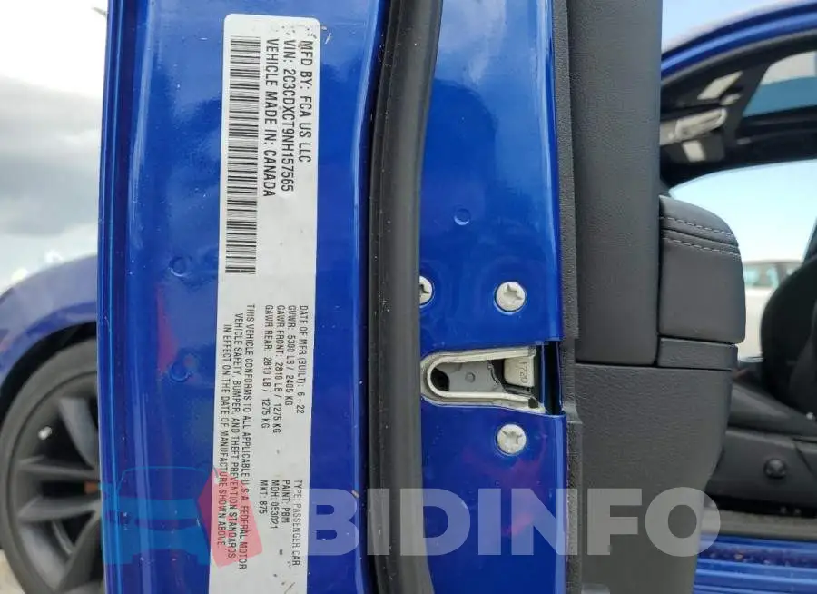 2C3CDXCT9NH157565 Photo# 10