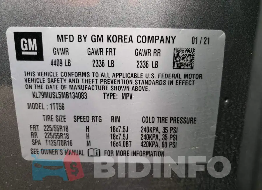 KL79MUSL5MB134083 Photo# 10