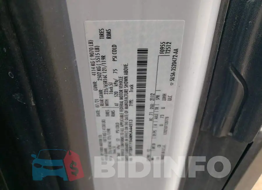 1FTBR1Y84MKA44513 Photo# 14