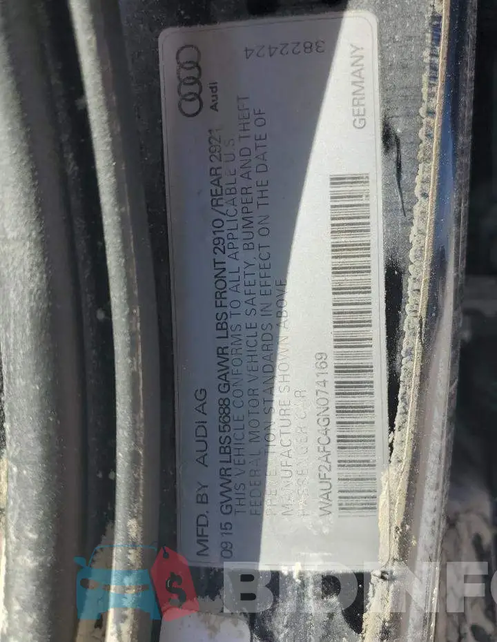 WAUF2AFC4GN074169 Photo# 10