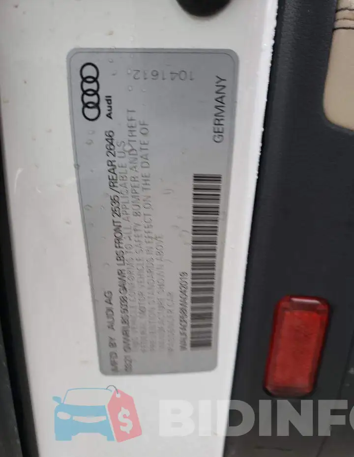 WAUFACF58MA042019 Photo# 10