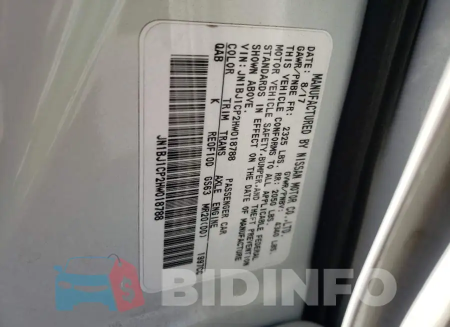 JN1BJ1CP2HW018788 Photo# 10