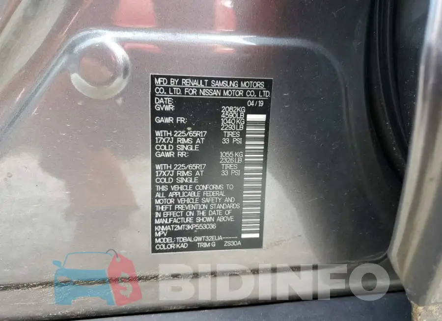 KNMAT2MT3KP553036 Photo# 10