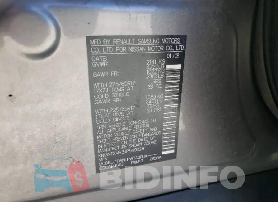 KNMAT2MV3JP549228 Photo# 10