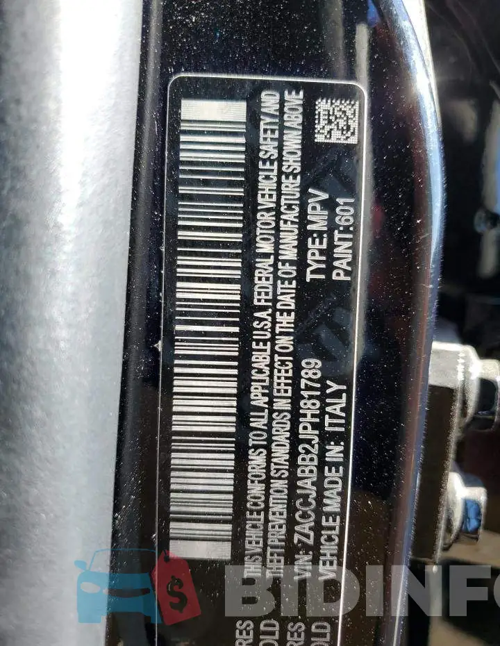 ZACCJABB2JPH81789 Photo# 12