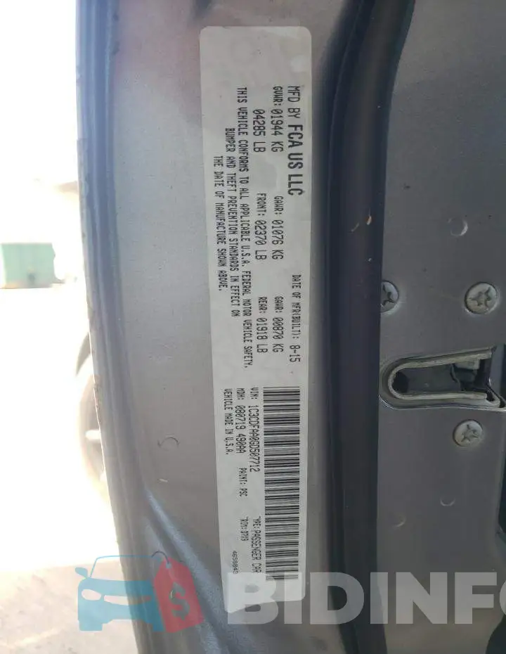 1C3CDFAA0GD507712 Photo# 10
