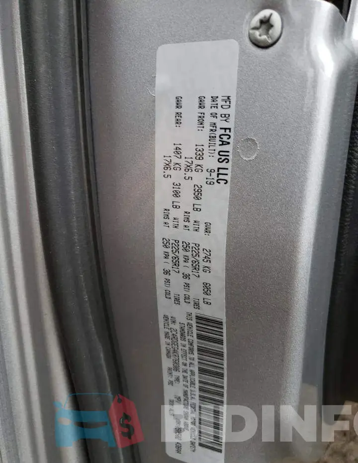 2C4RDGEG4KR760306 Photo# 10