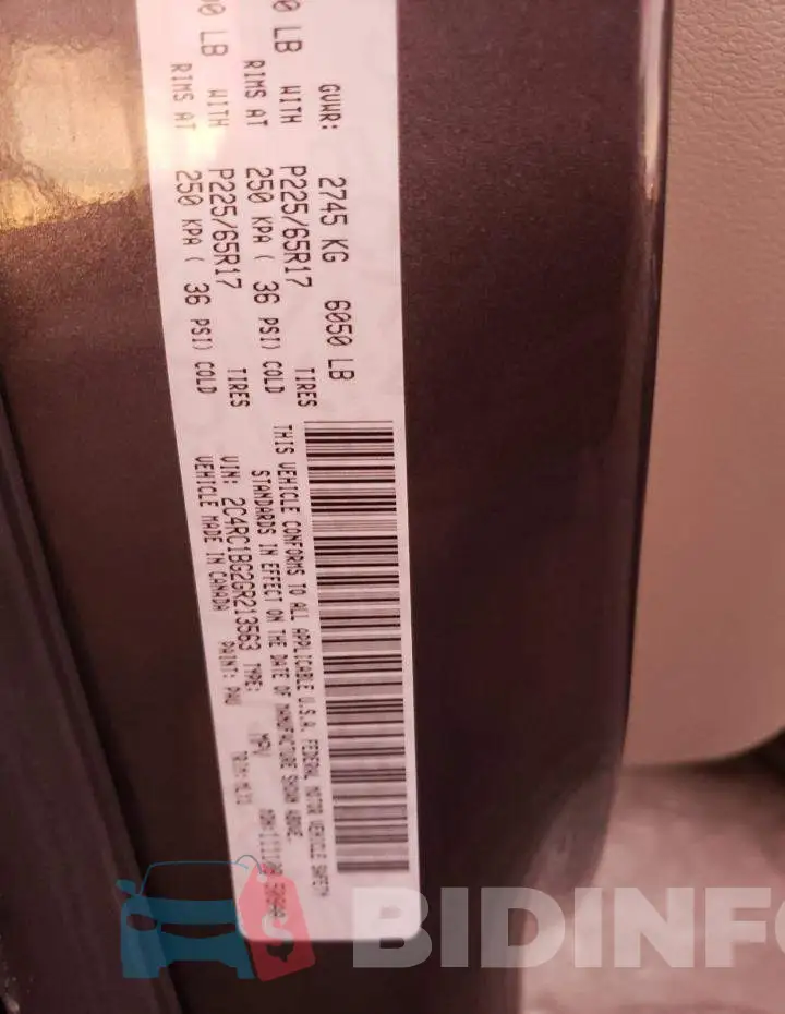 2C4RC1BG2GR213563 Photo# 10