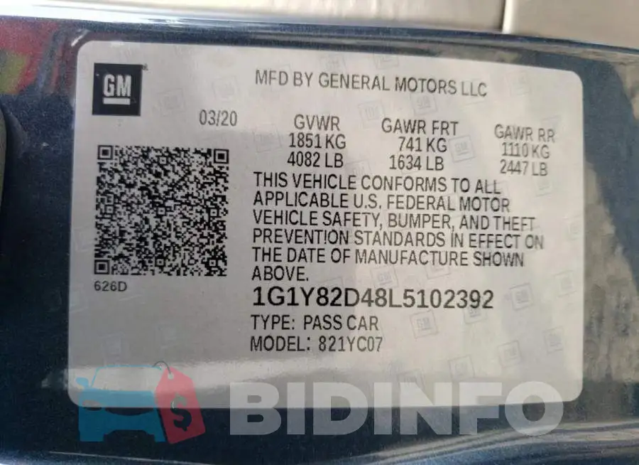 1G1Y82D48L5102392 Photo# 10